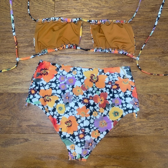 L*Space Teri high waisted floral bikini set - Picture 6 of 6